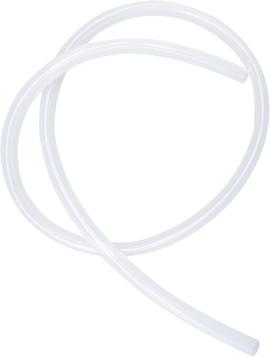 siliconen buis, food-grade slang, grootte 8,0 mm x 12,0 mm, lengte 1,2 m (3,9 ft), dikte 2,0 mm, flexibele rubberen siliconen slang voor lucht/waterleidingen