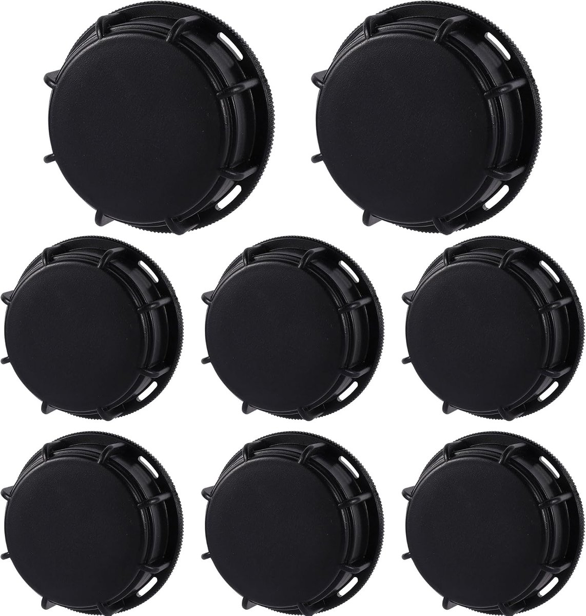 8 stuks IBC tankafdekking, S60 eindkap, IBC-tankaccessoires, ventiel, slangaansluiting, buisverbinding voor watertank, regenton, container