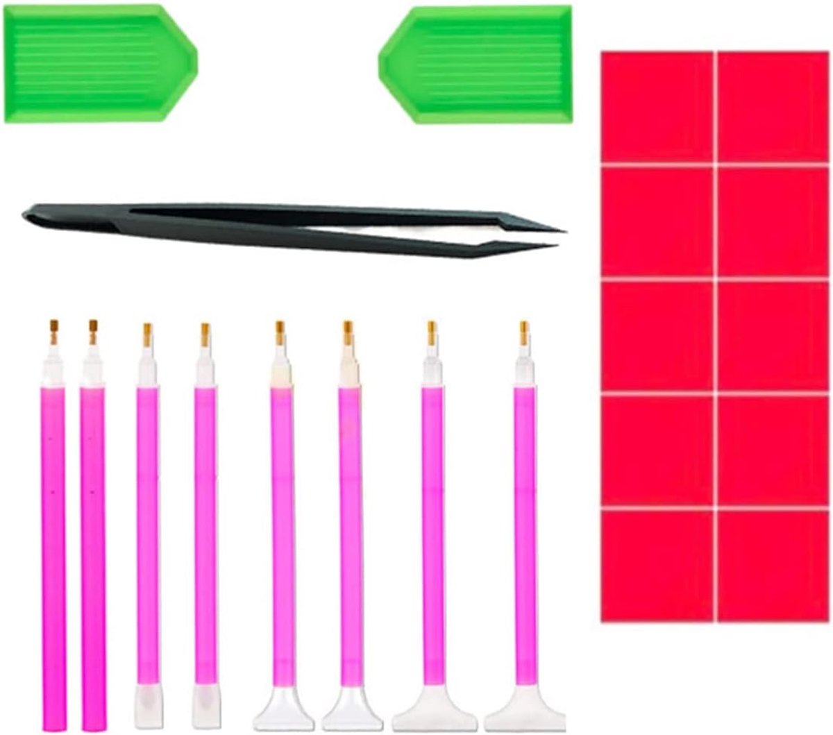 21 Stuks Diamond Painting Pen Set 5D Diamantschilderij Diamond Painting Accessoires Pen Diamond Painting Pen DIY Diamant Schilderij Pen Accessoires