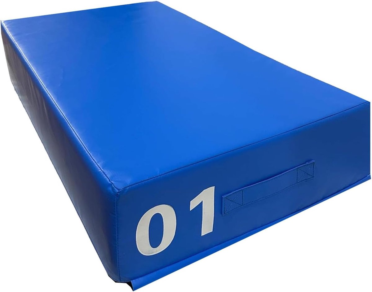 4-in-1 schuimrubberen springbox - Stapelbare Plyo-boxen voor springen/thuisgym: antislip, duurzaam en onderhoudsvriendelijk. Plyo-training, taekwondo, fitness, springballen (afmetingen: 90 x 55
