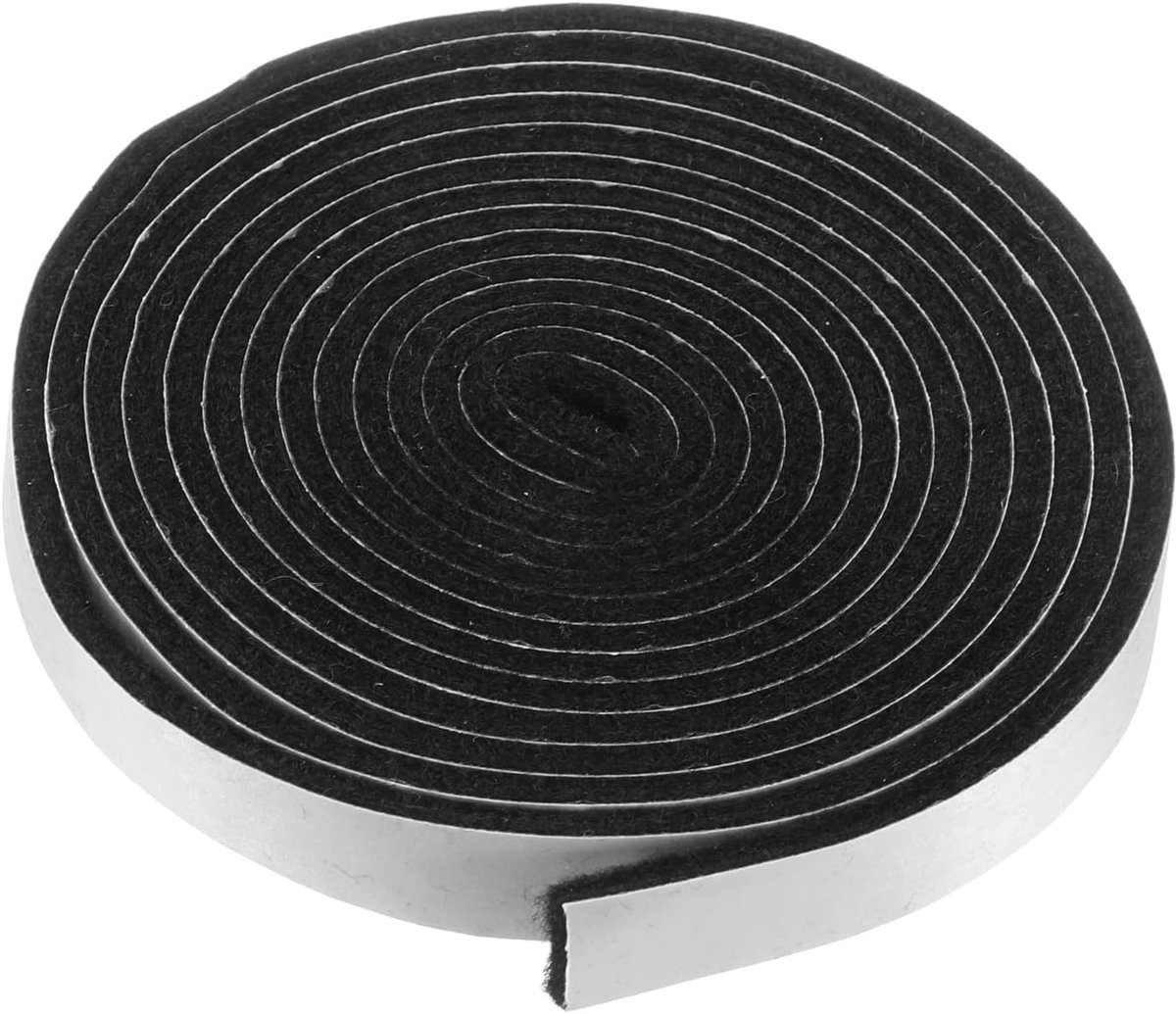 Smoker Afdichtingsringen 1,5m 1/2" x 1/8" Hoogtemperatuur Grill Afdichting Vervanging Zelfklevend Vilt Voor Smoker BBQ Deksel