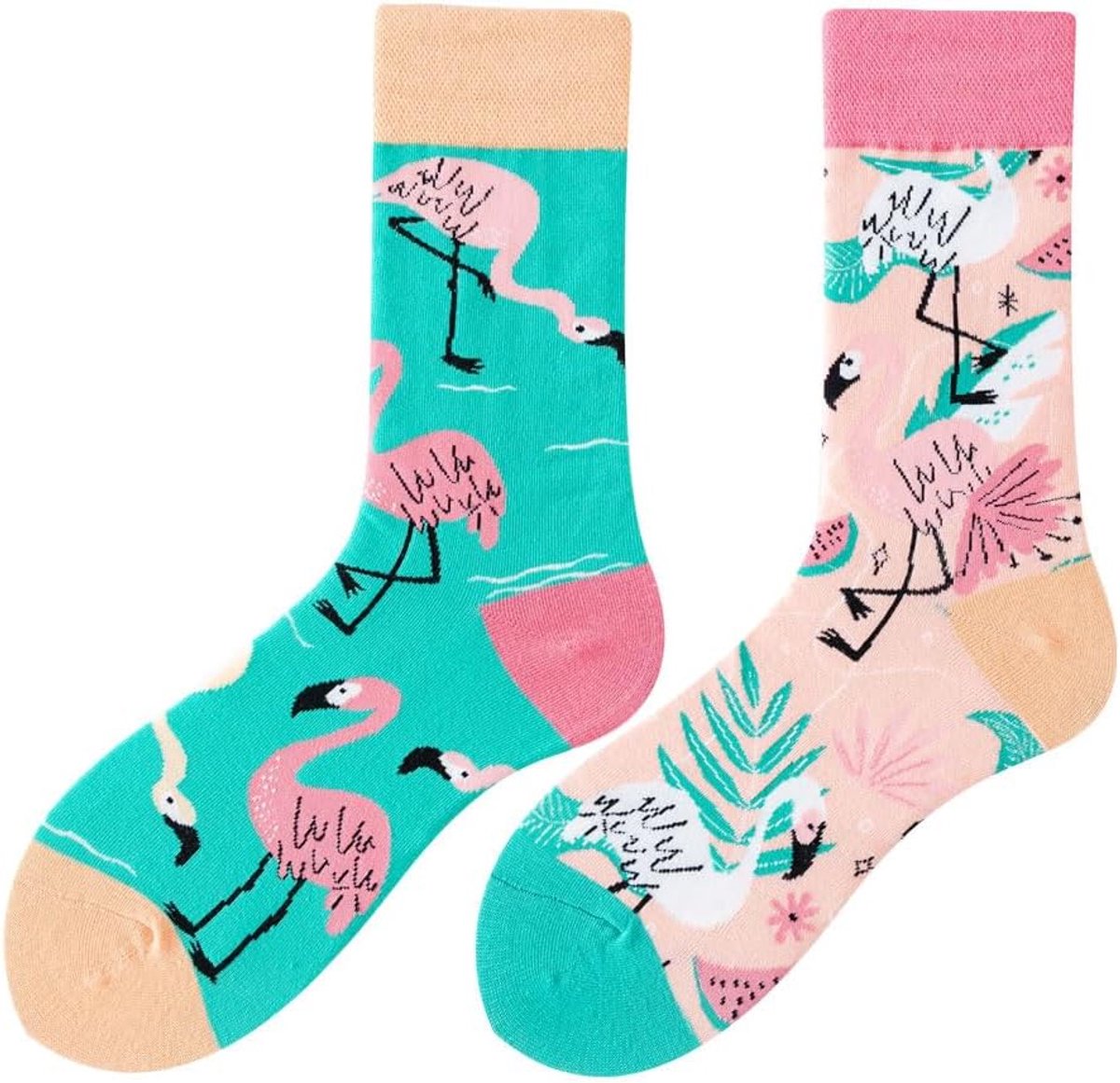 Sokken Voor Dames En Heren Unisex Veel Motieven Dieren Eten Fruit Sport Kunst Van Katoen Cadeau Asymmetrische Patronen Links En Rechts
