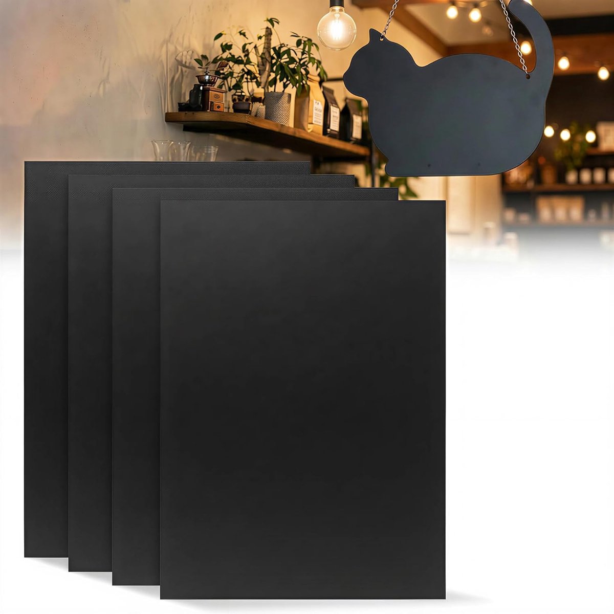 3mm: 4 stuks Kunststofplaten ABS kunststofplaat 30 x 20 cm Kunststof plaat voor modelbouw, knutselen, borden, fotolijsten DIY, kunststof platen zwart
