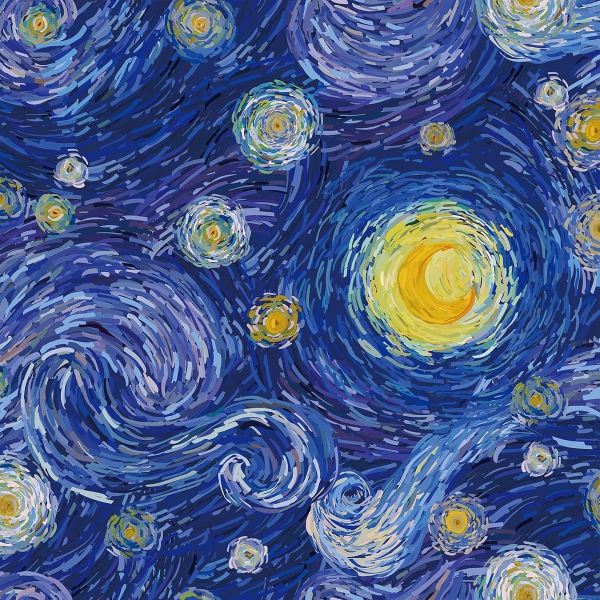 Behang, hemel kinderen, blauw patroon, sterrenhemel, 44,5 cm x 200 cm, wandbehang, sterren, vinyl, behang, donkerblauw, waterdicht, decoratiefolie, behang voor meubels, kast