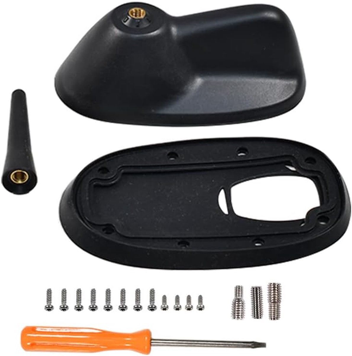 Antennevoet dak-antenne met afdichting voor reservebevestiging Compatibel met BMW Mini R55S R56S 65203442123 65203456089