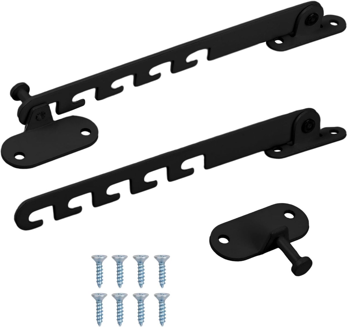 Set van 2 raamstoppers, wit, raamopening, open, binnen met schroeven, regelaar voor raamgrepen, geschikt voor schuiframen, normale ramen (16,5 cm)