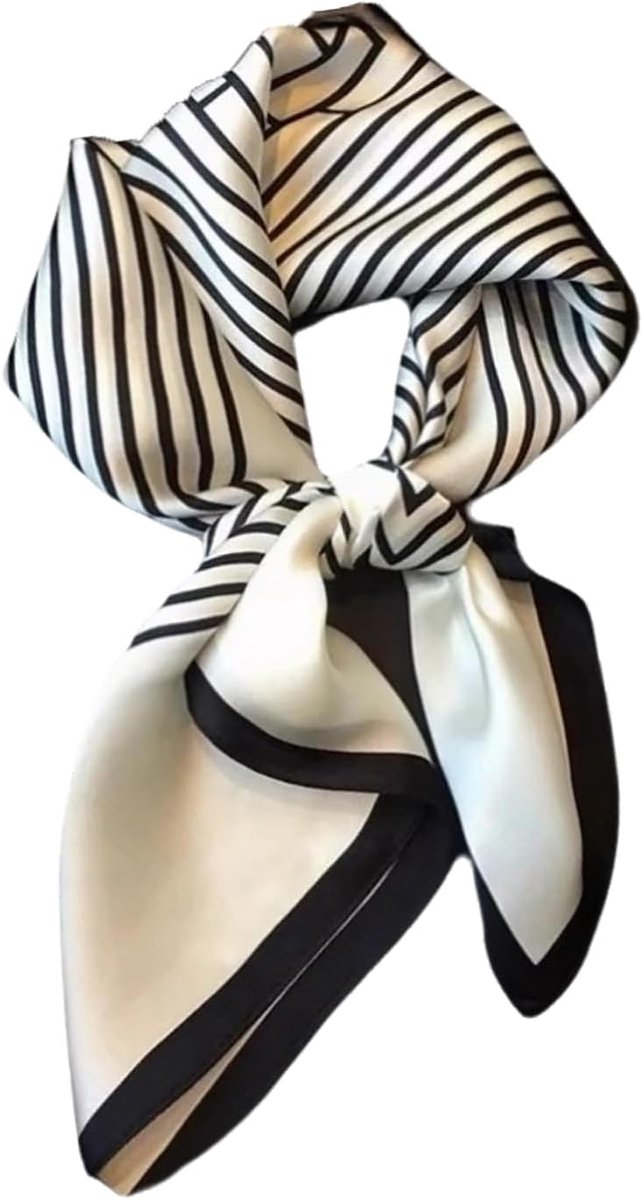 Leroy Dames 70 x 70 cm Kleine Vierkante Zijden Sjaal Elegante Sjaal