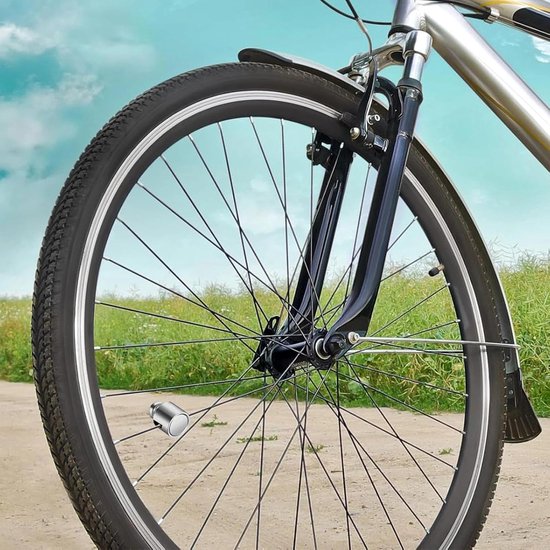 2 stuks spaakmagneet voor e-bike, spaakmagneet van NdFeB, fietsspaken magneet zilver, diameter 12 mm, gevoelige inductie, voor lange afstanden en nachtritten — afbeelding 4