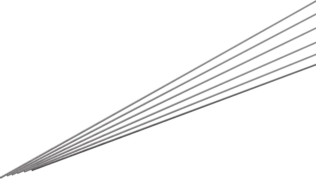 Koolstofvezelstang, 0,5 mm x 100 mm voor RC auto vliegtuig DIY gereedschap vleugelbuis quadcopter arm, verpakking van 13 stuks