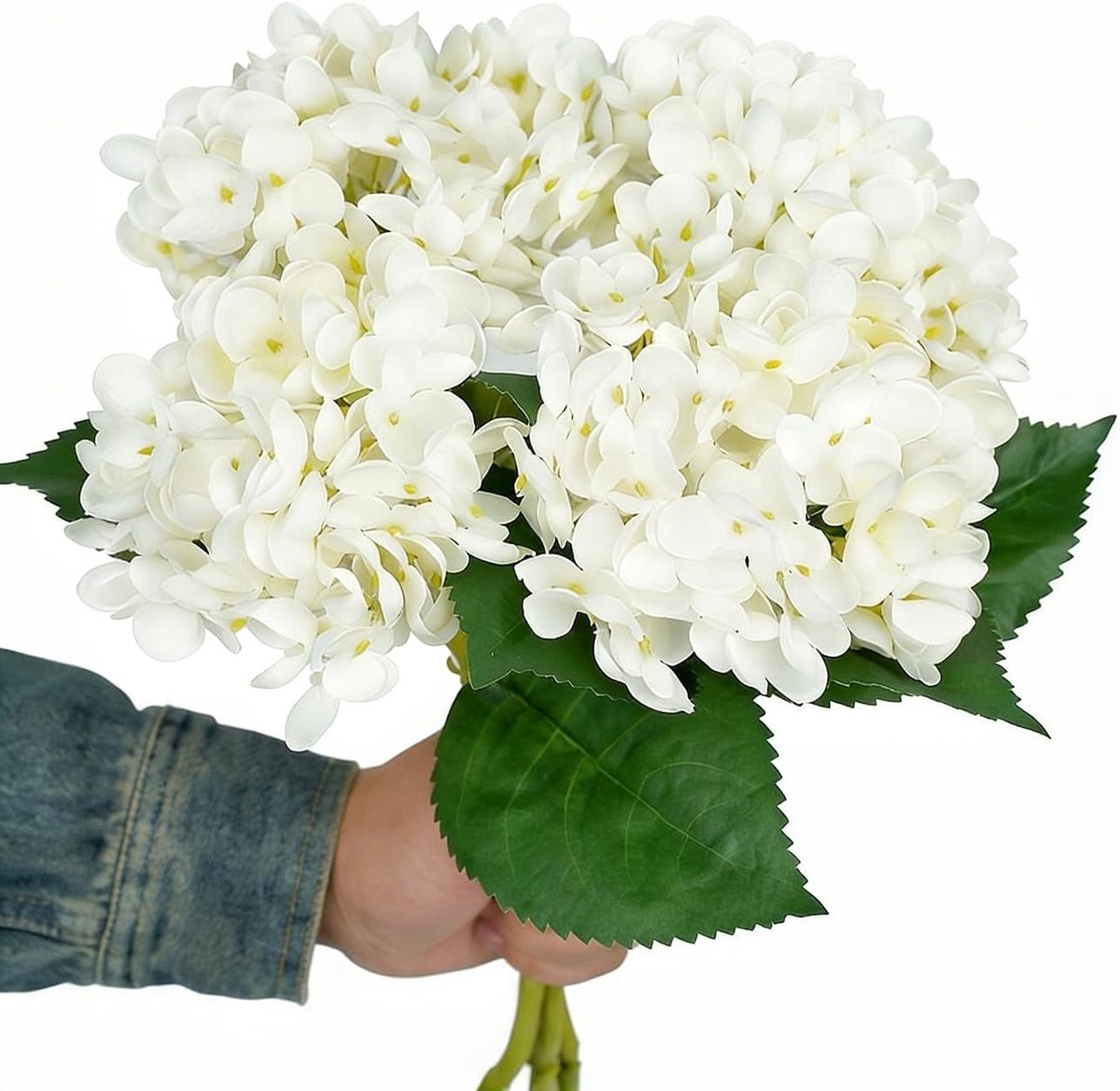 Kunstbloemen Planten Realistische Touch Bruids Bruiloft Boeketten voor Bloem Decoratie Thuis Tuin Party Kantoor Decoratie Pack van 4