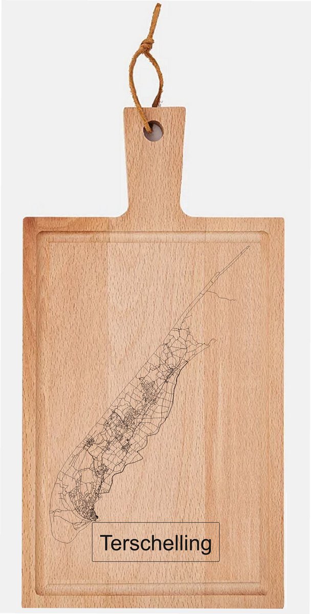 StadsPlanken Terschelling Serveerplank Borrelplank Tapasplank
