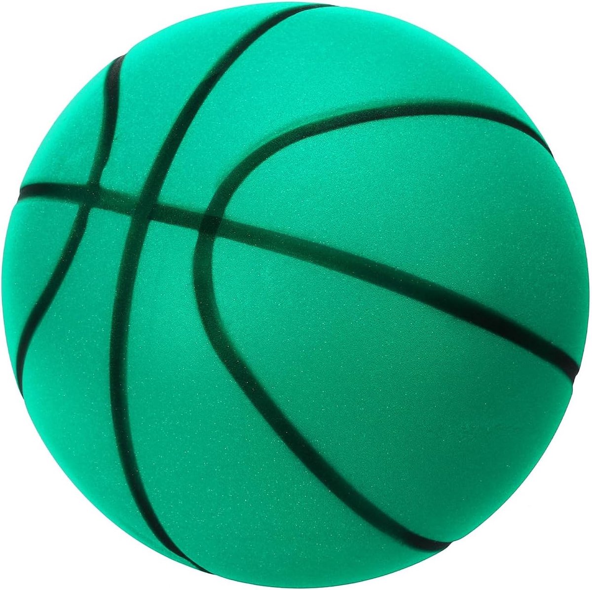 Stille basketbal, geen lawaai hoge dichtheid schuim dribbelen indoor basketbal met nettas voor stille sport