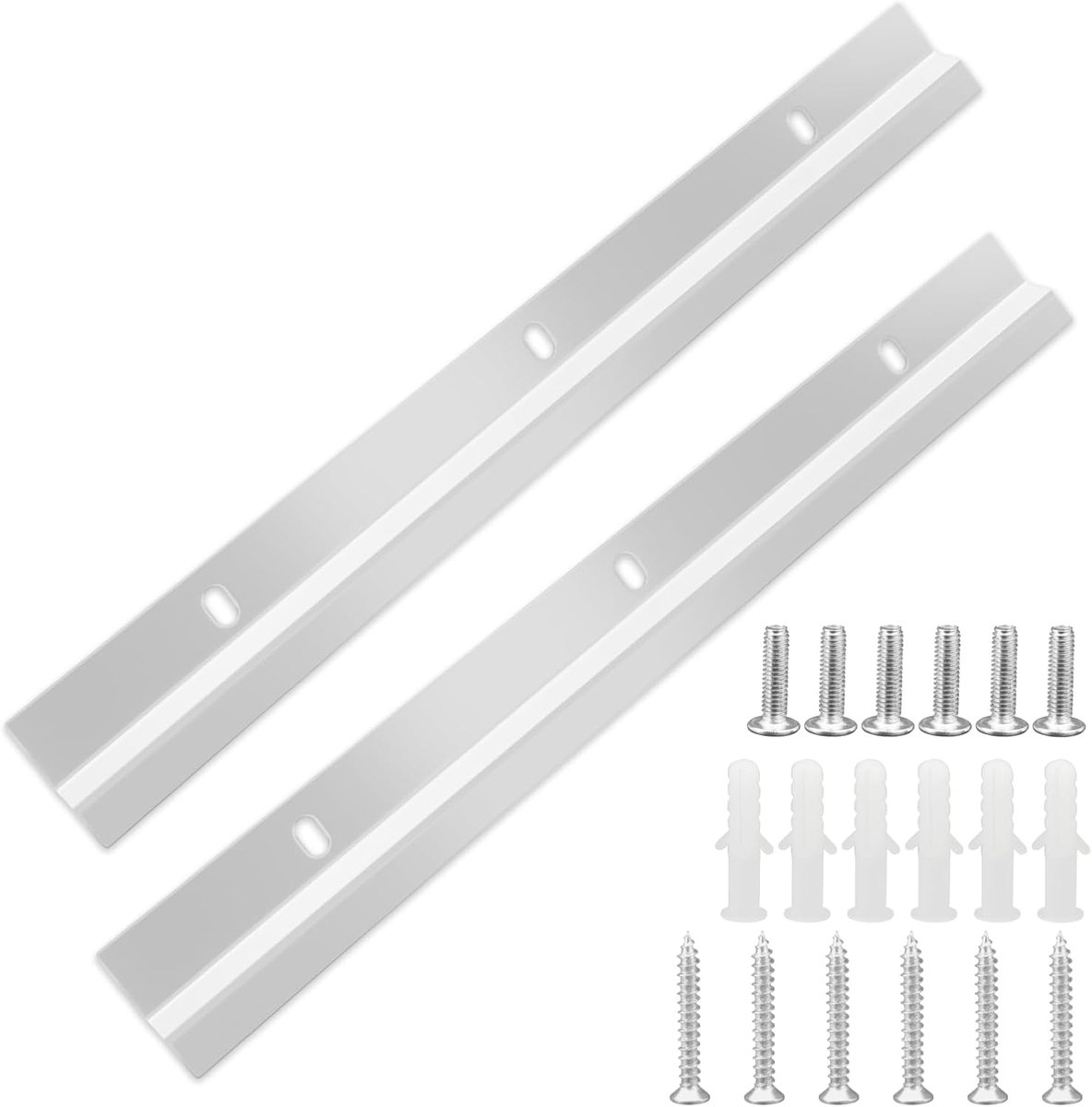 Afbeeldinghanger voor zware foto's, 30 cm, Z-rails, wandbevestiging, zeer belastbaar ophangsysteem, French Cleat aluminium Z-profiel voor spiegels, kunstwerken, planken, kasten, foto's