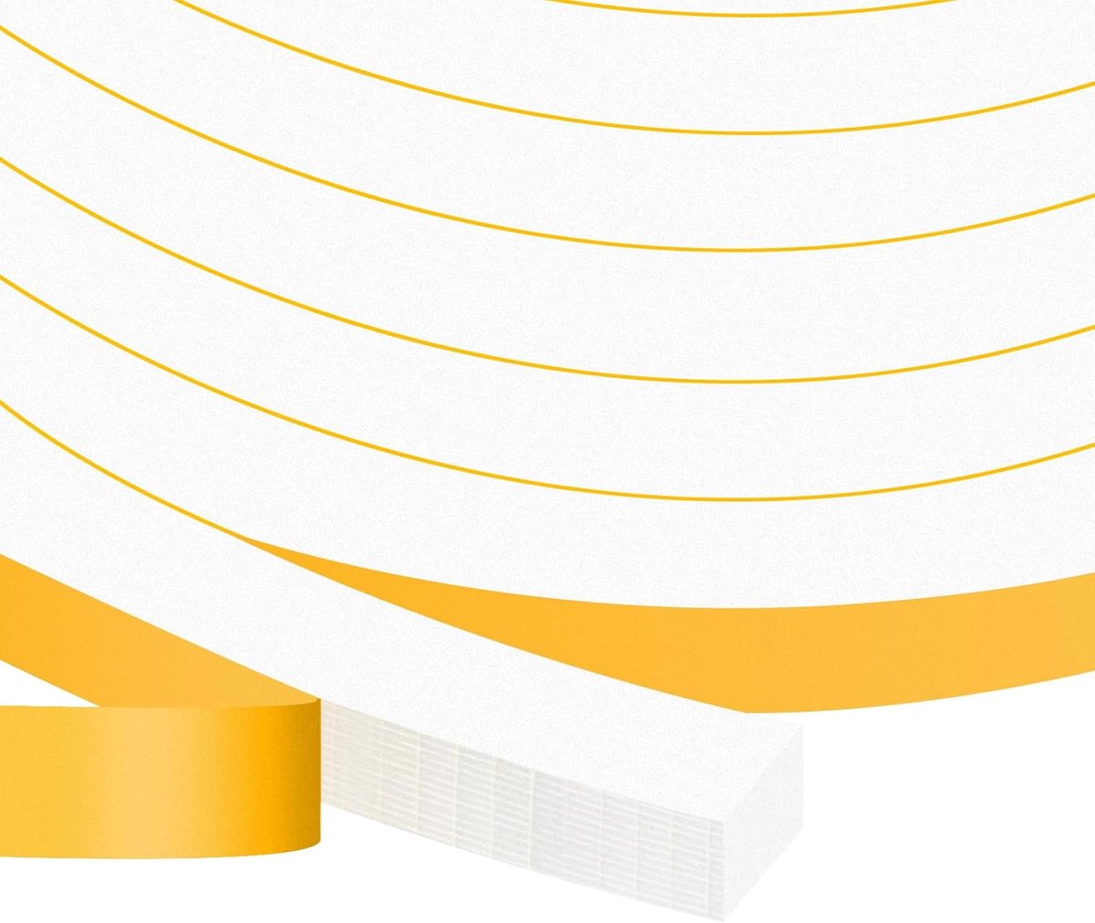 dichtheid Foam Tape 12mm (B) x 12mm (T), Zelfklevende Weer Stripping Seal, Home Window Isolatie Deur Diepgang Excluder Tape, Geluiddichte Schokbestendige Gap Afdichting