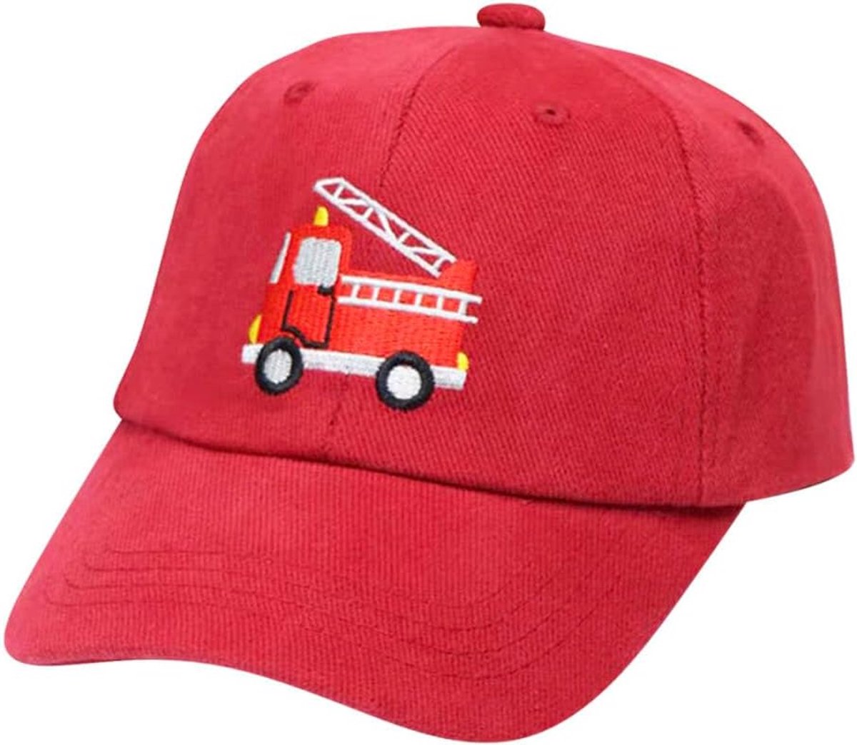 Brandweerwagen Borduurwerk Kids Baseball Caps Verstelbare Gewassen Baseball Hoeden voor Jongens Meisjes