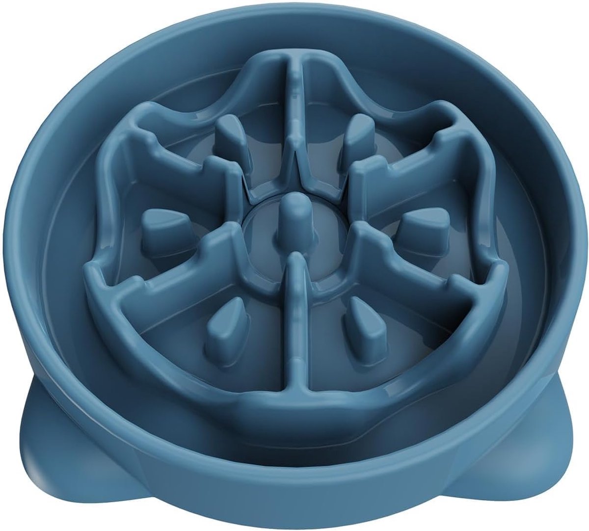 Slow Feeder Hondenbak 27.1cm Hondenkom Voederbak voor Honden Voorkomt verstikking Antislip Duurzame Kwaliteit voor Honden en Katten (L, Blauw)