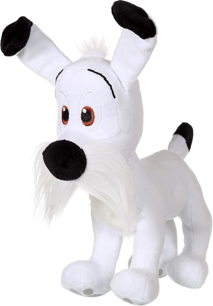 Pluche - Idefix hond - Idefix en de onverminderbare honden, 25 cm, wit