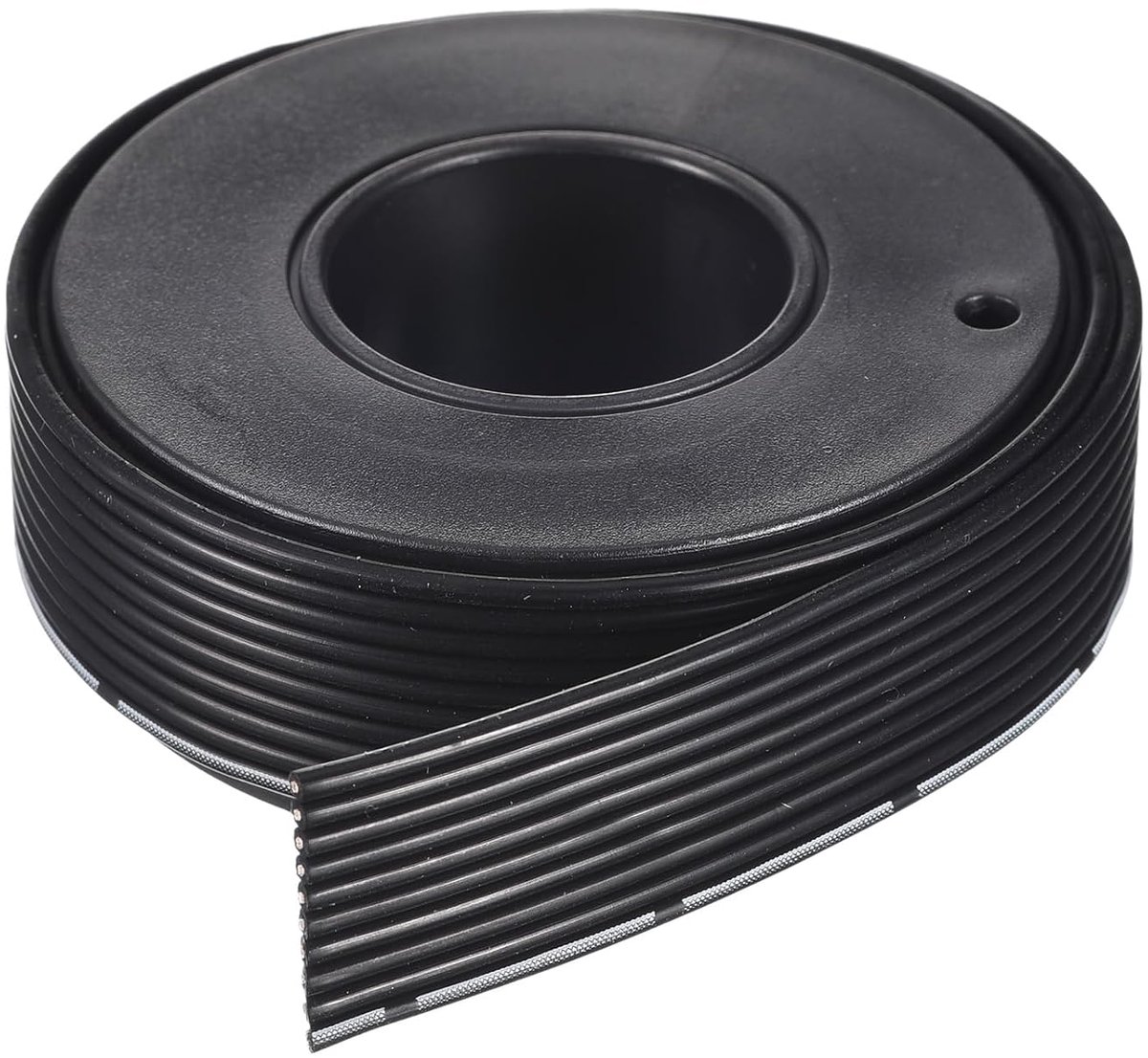 24AWG Siliconen lintkabel, 10-polig, 24 gauge, platte kabel, flexibele siliconendraad, 1,5 m, zwart, vertind koperdraad voor modelvliegtuigen, modelauto's, elektrische apparaten