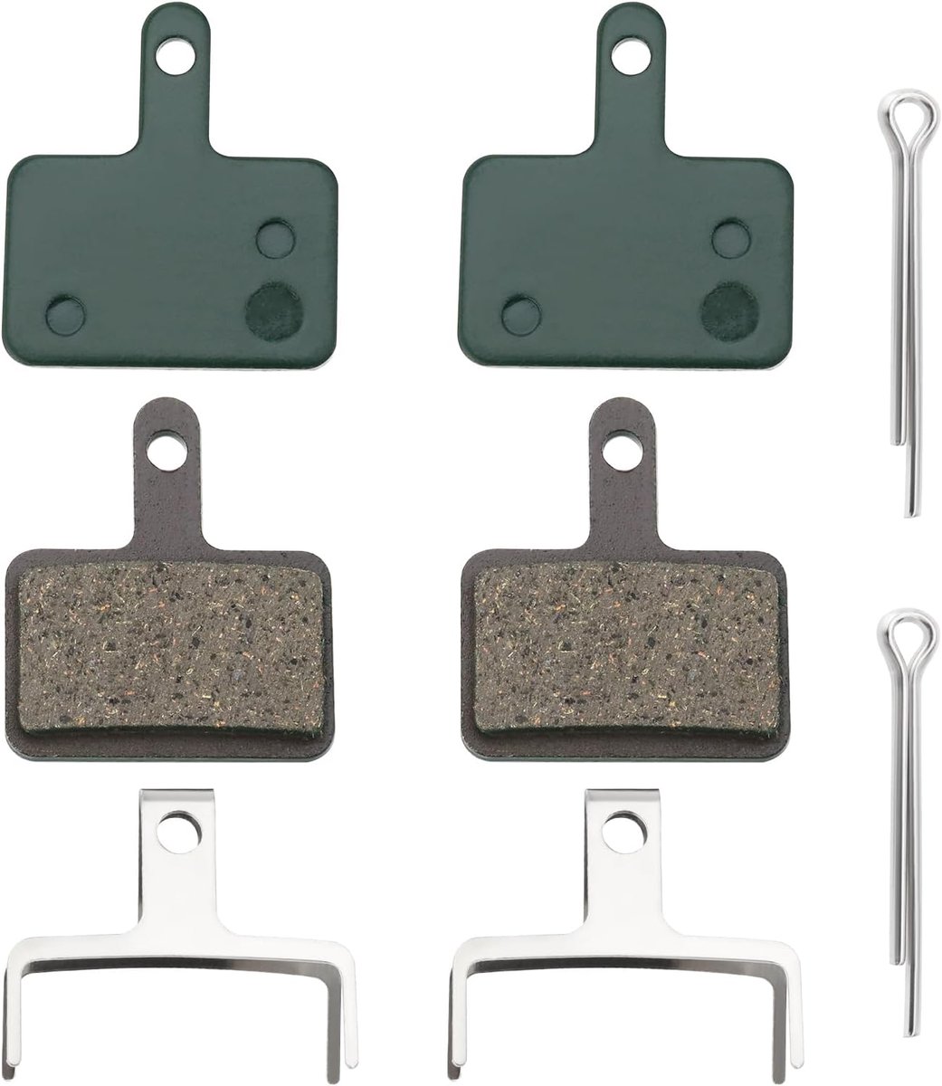 2 paar fietsremblokken compatibel met Shimano B01S B05S Compatibel met Tektro E10.11 Spring Slip Latch voor Mountainbike Racefiets 31x35,2mm