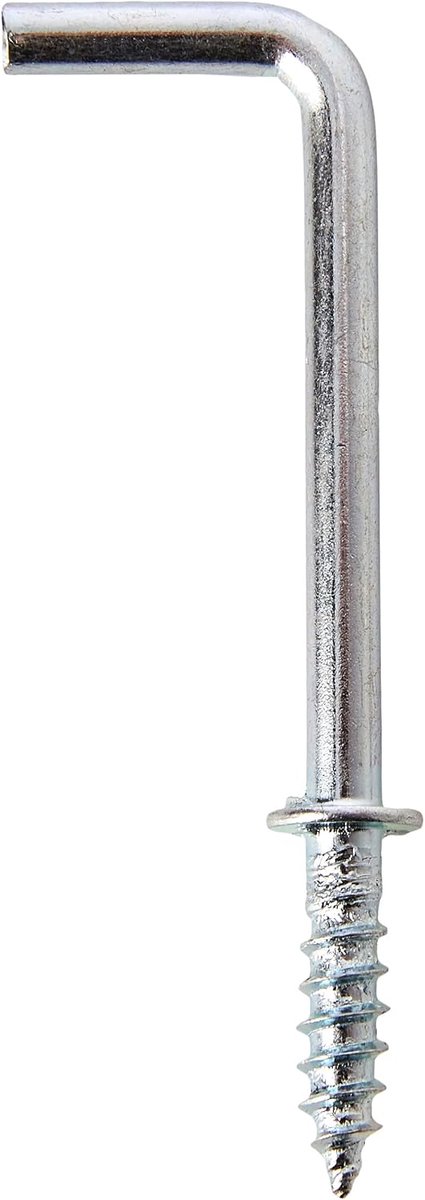 Hardware BH04456 verchroomd vierkant schouder dressoir haken, 38 mm (1.1/2 inch) - Pack van 25