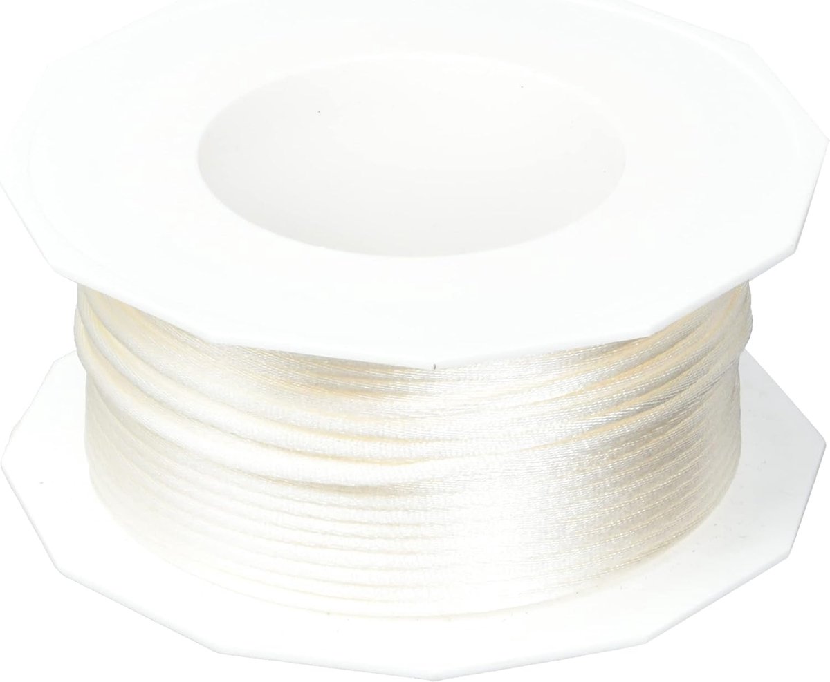 Pattberg RHEIN koord créme, 50 m gevlochten koord voor geschenken, pakketten & geschenken, 3 mm breed, accessoires om te decoreren en te knutselen, scheurbestendig decoratief lint