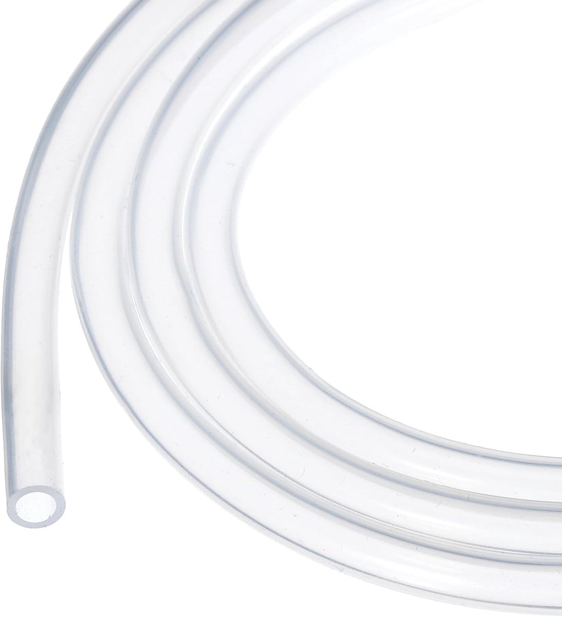 Buizenstelsel 1Mm ID 3mm OD Clear Industriële Plastic Buizenstelsel Pure Siliconen Slangen voor Pomp Siphoning Draining Irrigatie Brouwen, 1/8 "