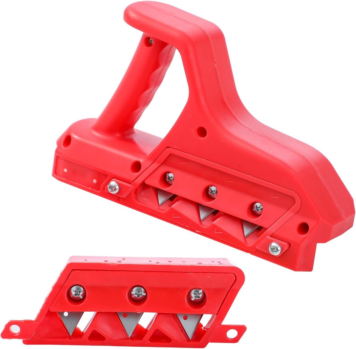 Gipsplaat snelsnijder 45 en 60 graden kaal handgereedschap, handheld gipsplaat rand schaafmachine, gipsplaat afschuining houtbewerking 347620