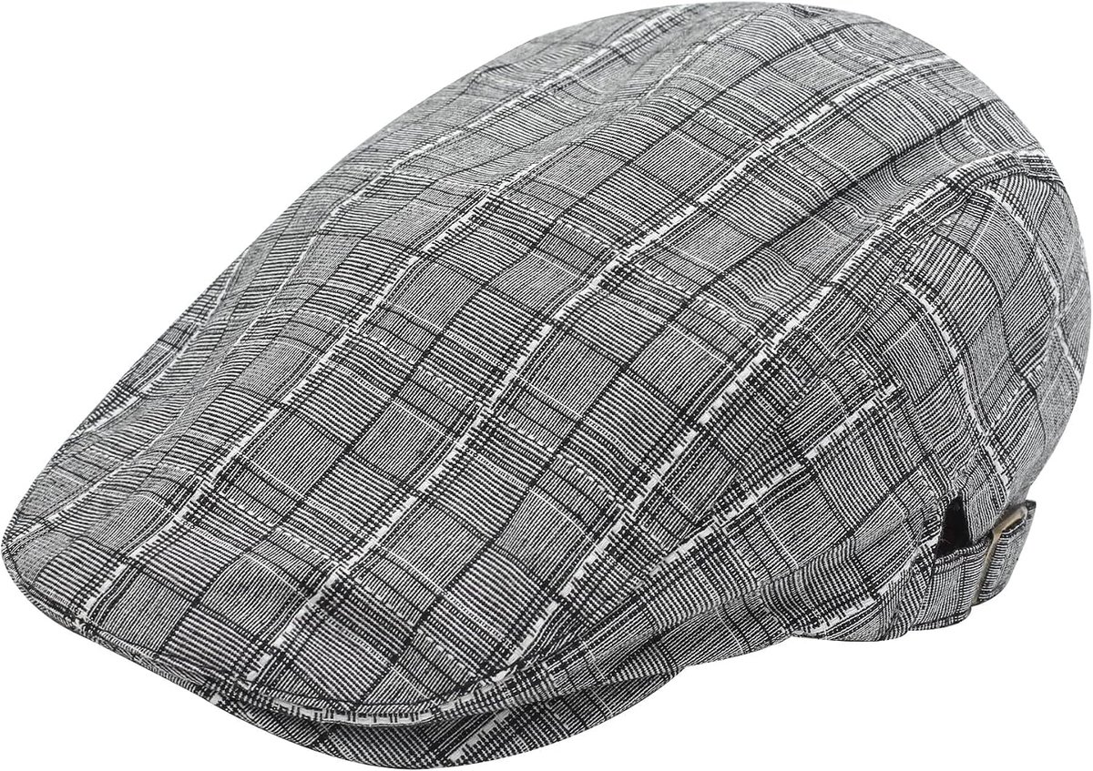 Zomer Ivy pet met klep, ballonmuts, katoen, flatcap voor heren