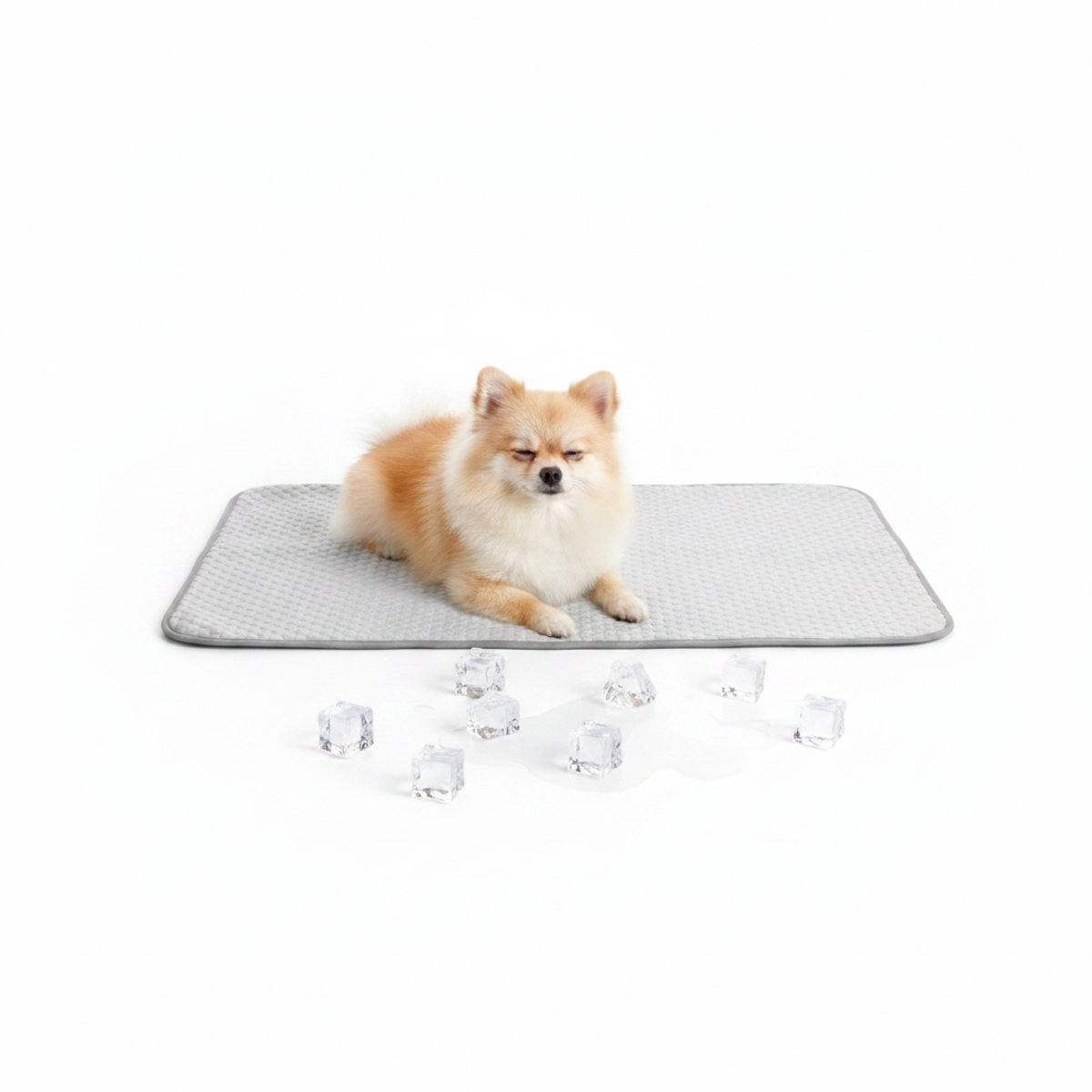animalking Honden Koelmat - Zelfkoelend - Voor Honden en Katten - 50 x 60 cm - Grijs