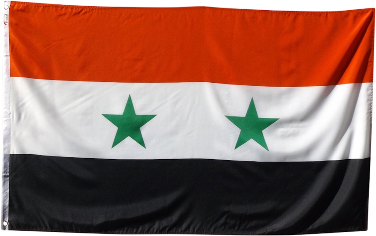 Trasal – historische officiële vlag van Syrië (1980–2024) – 150×90 cm