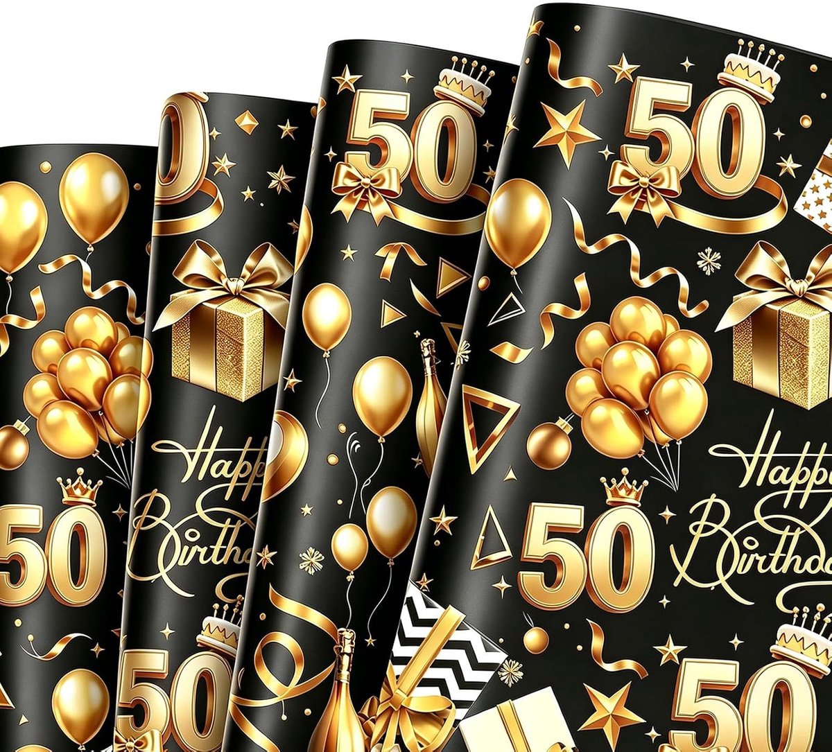 Tissue papier 50 x 35cm - 50 stuks - zwart - perfect voor Halloween decoratie - SnelShoppen