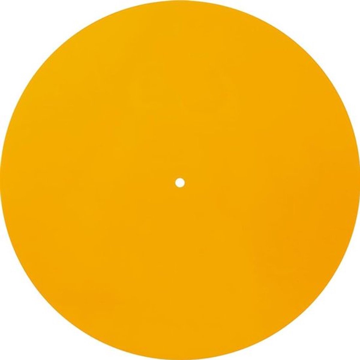 - Acryl Platenspeler Mat - Draaitafel Mat - 11.8 Inch - Slip Statische - Platte Ronde Beschermende Vinyl LP Records Platter Slipmat Pads - Geluid Verminder - Cleaner Akoestische Geluid - Oranje