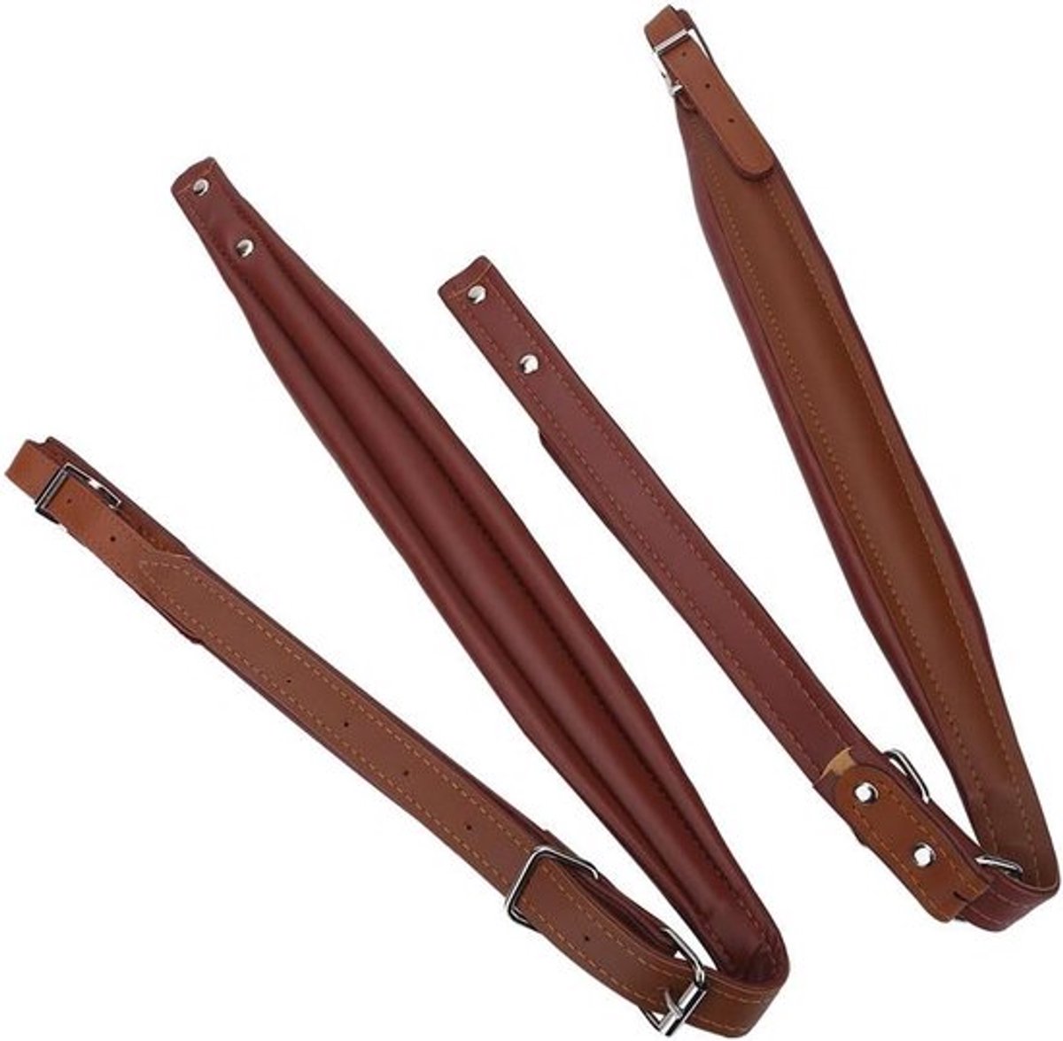 Schouderbanden voor Accordeon - Verstelbare riem - PU-leer - Accordeonriem - Modern design - Geschikt voor 16-120 bas - Concerten en optredens - 4 kleuren