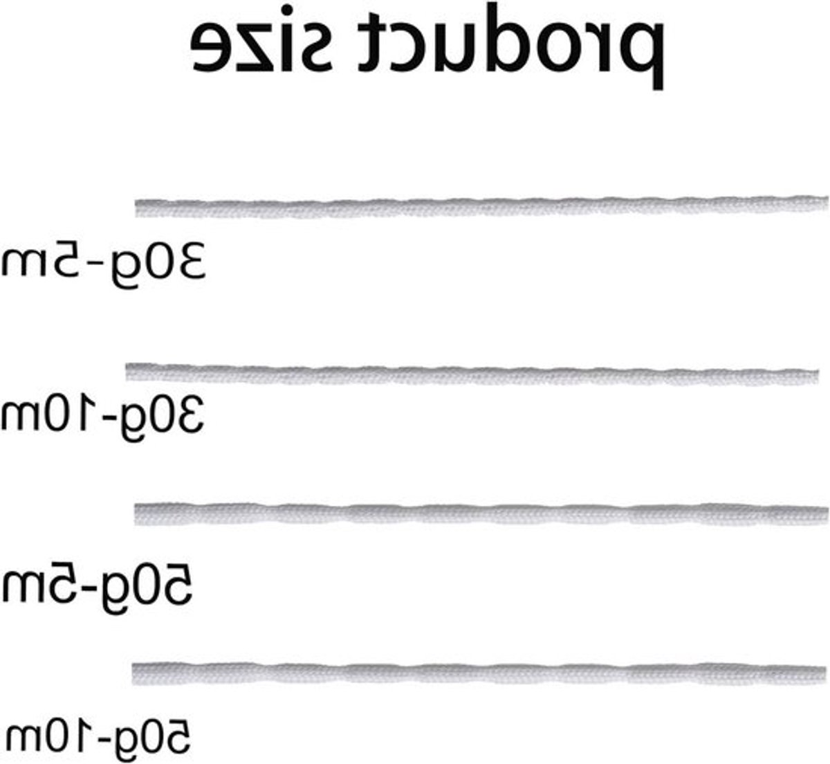 Zware geleidingsketting voor gordijnen - 10 meter - Gordijngewicht - Muggennet - 50 gram - Loodband erbij - Voor stof
