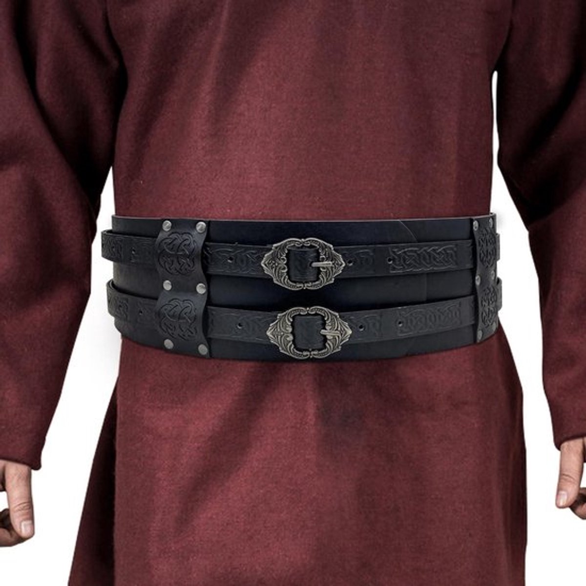Middeleeuwse brede tailleriem voor Halloween cosplay kostuum