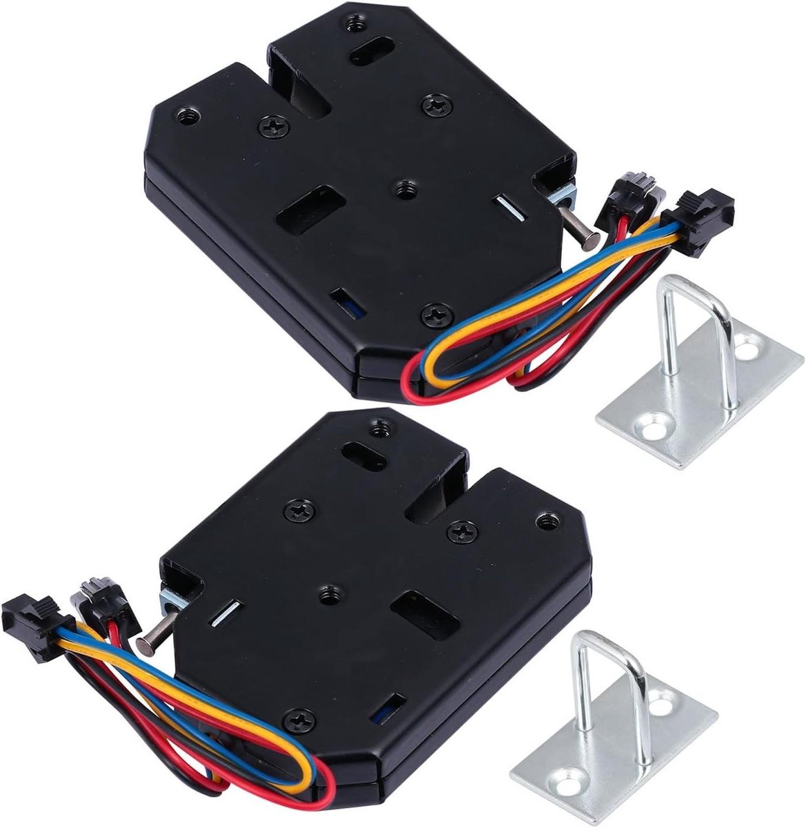 Elektronische Kastsloten - Magnetische Ladevergrendeling - Kasten Beveiligen - Verborgen Compact Ontwerp - 7.5 x 6 x 1 cm - Zwart
