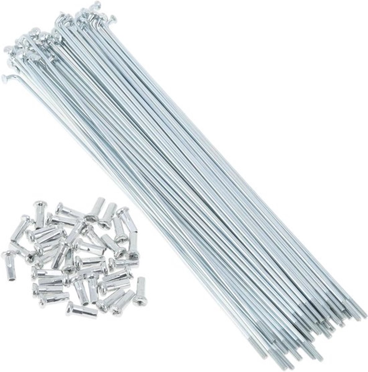 Set van 36 Fiets Spaken 14G 165mm Gegalvaniseerd Koolstofstaal Zilverkleurig - Fietswiel Accessoires