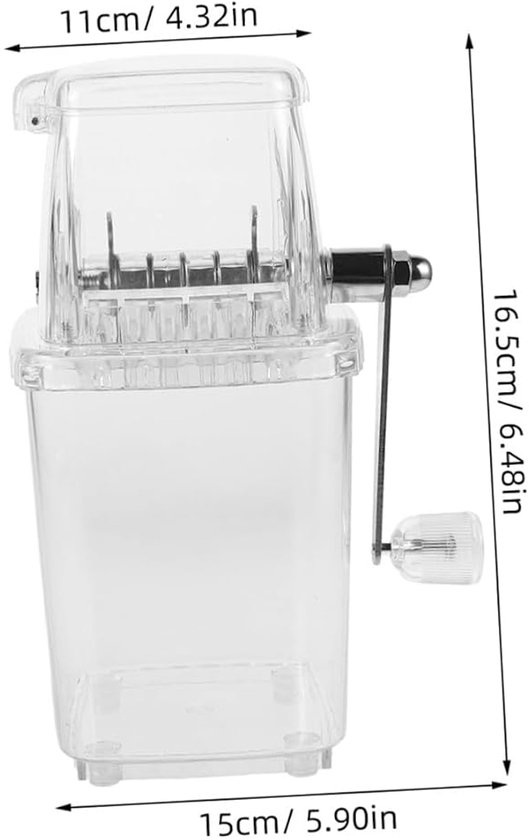 Handmatige IJscrusher - Slush Maker IJs Breker - Verfrissende Drankjes Maken - Compact Ontwerp Met Zuignap — afbeelding 4