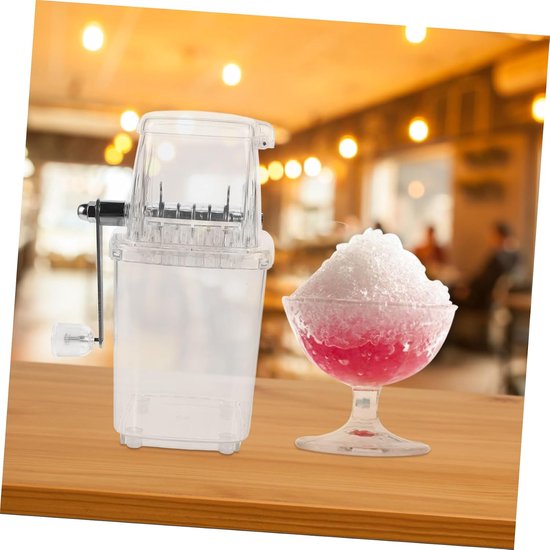 Handmatige IJscrusher - Slush Maker IJs Breker - Verfrissende Drankjes Maken - Compact Ontwerp Met Zuignap — afbeelding 3