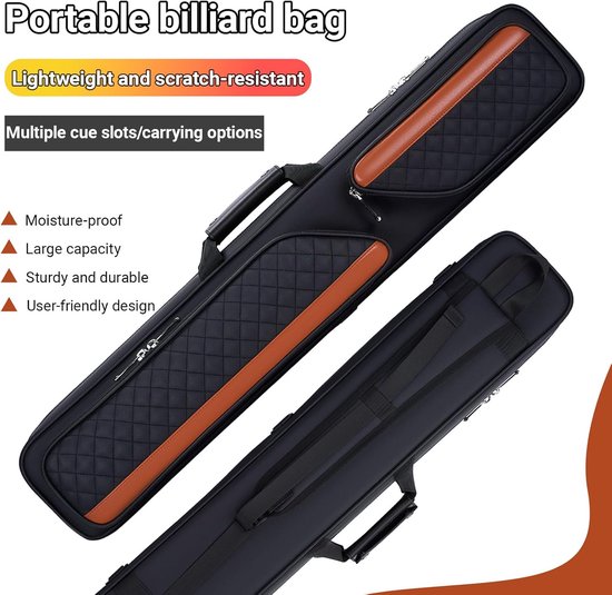 Billiard Keu Tas - Keu Koffer Biljart - Keu Beschermen - Waterdichte 900D Stof — afbeelding 2