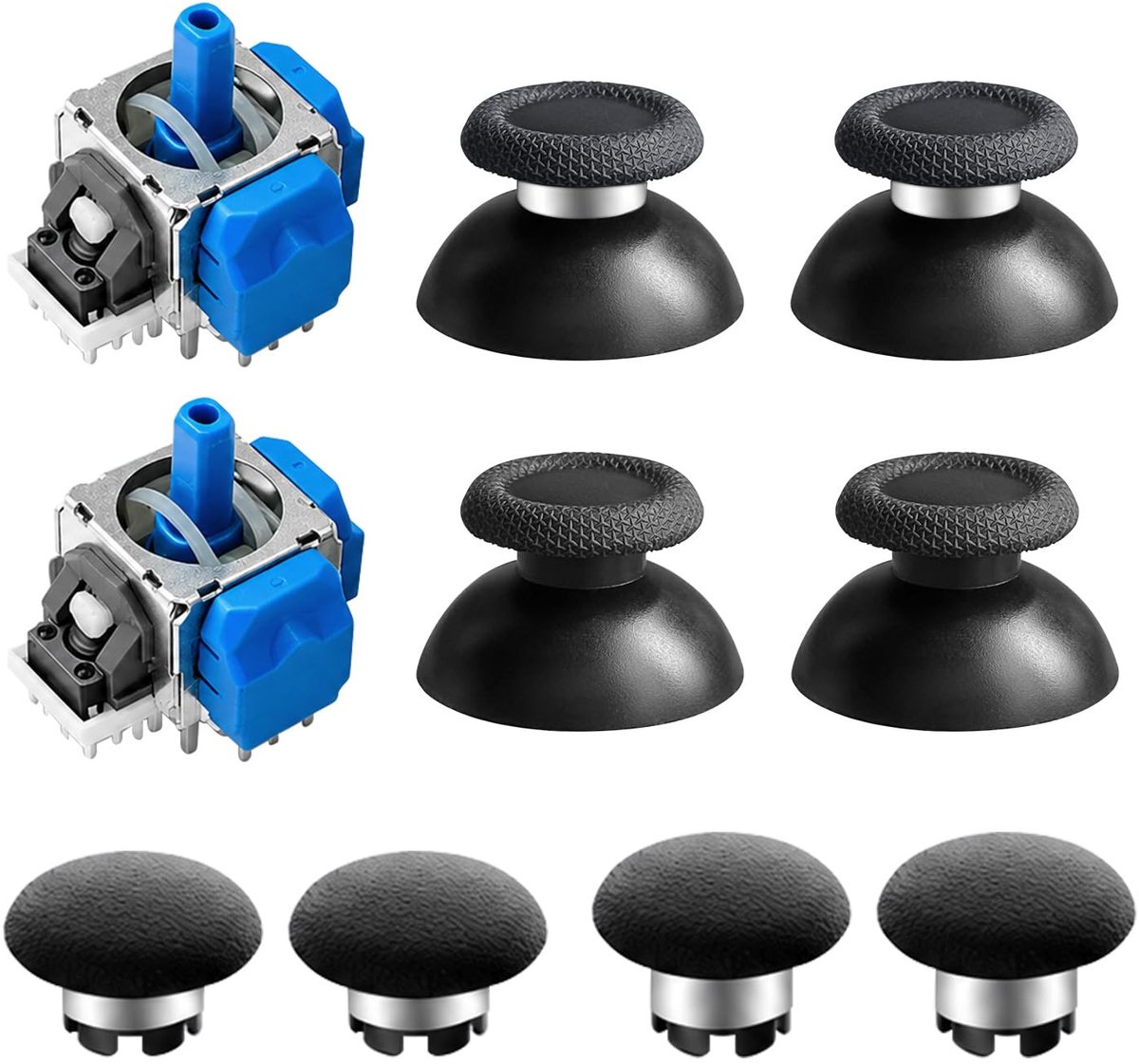 SnelShoppen - AKNES HallPi V6 Lineaire TMR-joystick vervanging voor PS5 DualSense & DualSense Edge Controller met Anti-Drift Elektromagnetische Sensor