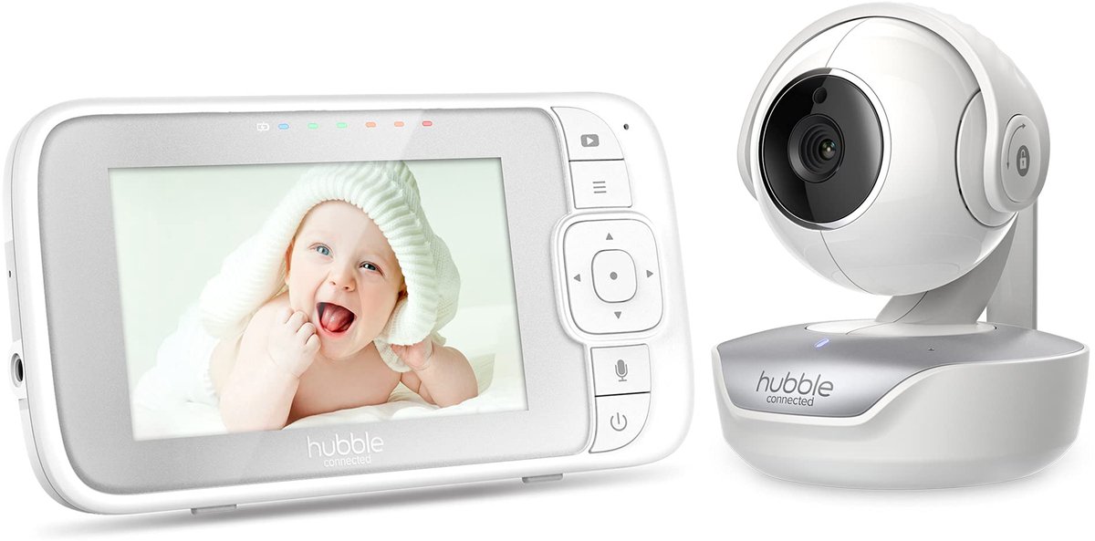SnelShoppen - 4,3 inch Babyfoon met Camera, Afstandsbediening, Kantel- en Zoomfunctie, 2-Weg Communicatie, Nachtzicht, Babybewaking Binnen, Kindercame