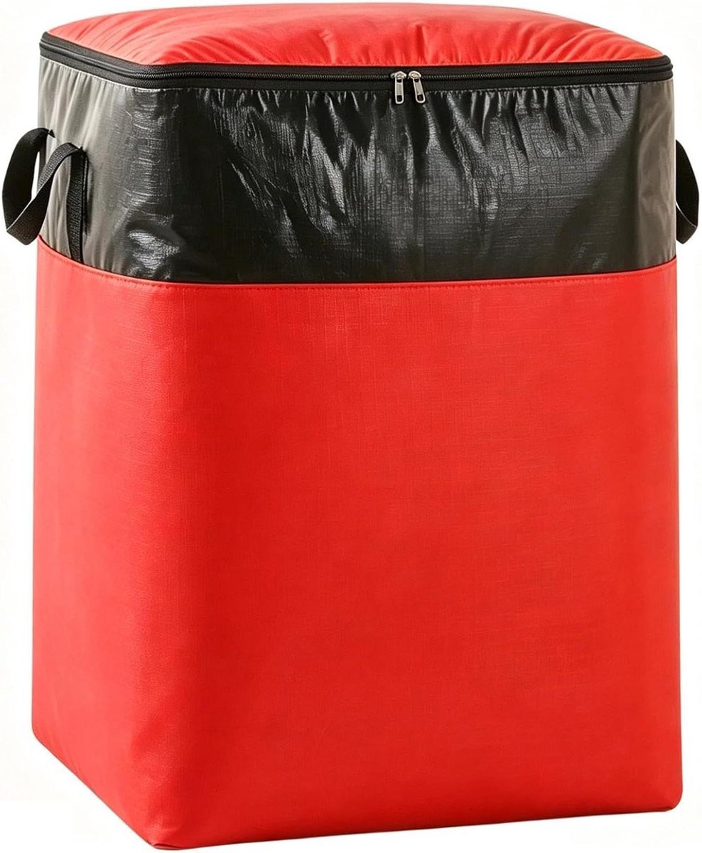 Verhuis Zakken - Opbergtas Reis - Spullen Opslaan - Scheurbestendig Materiaal - 140L - Rood