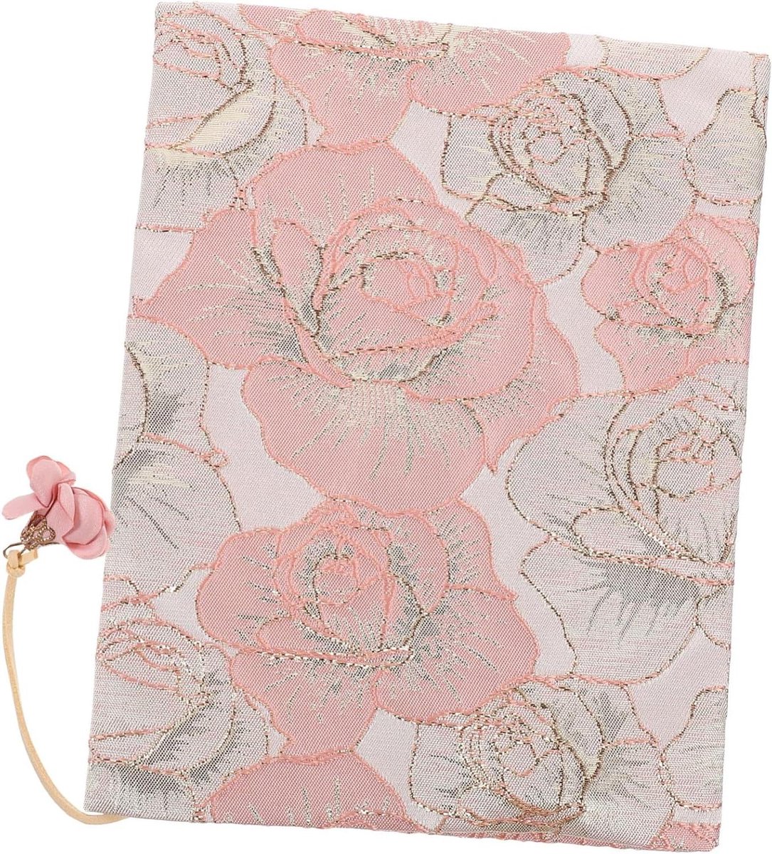 Stoffen Boekomslag - Boekbeschermer Decor - Boeken Organiseren - Wasbaar Doekmateriaal - 215 x 16 cm - Roze