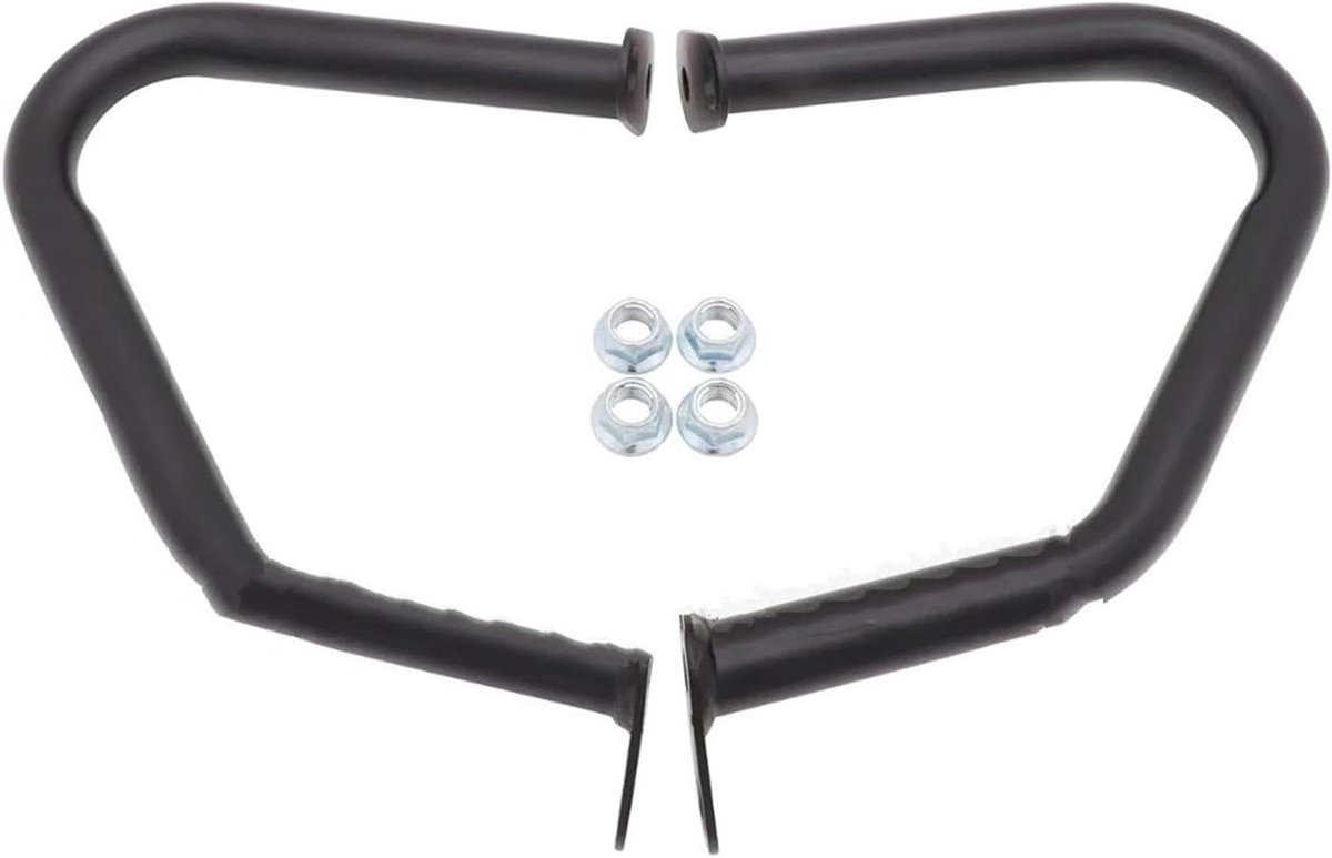 Motor Crash Bars - Valbeugel Motorfiets - Motor Bescherming - Beschermt Belangrijke Onderdelen - 1 Paar - Zwart