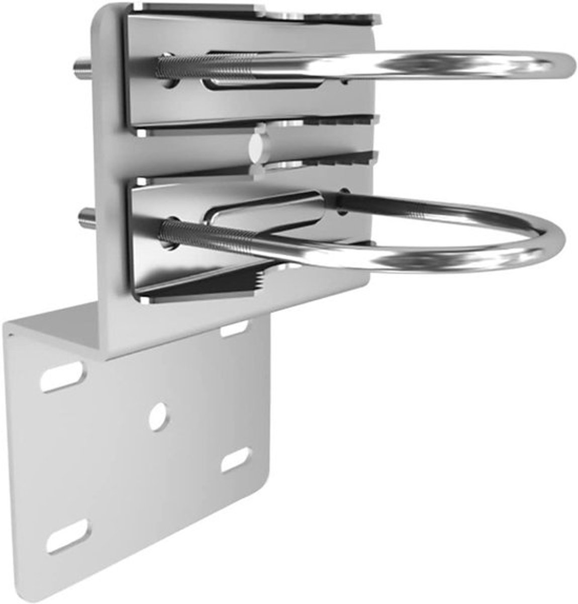 Buitenmuur antenneklem dubbele U-vormige beugel - Montage accessoires - Pijp klem - U-vormige buisklem