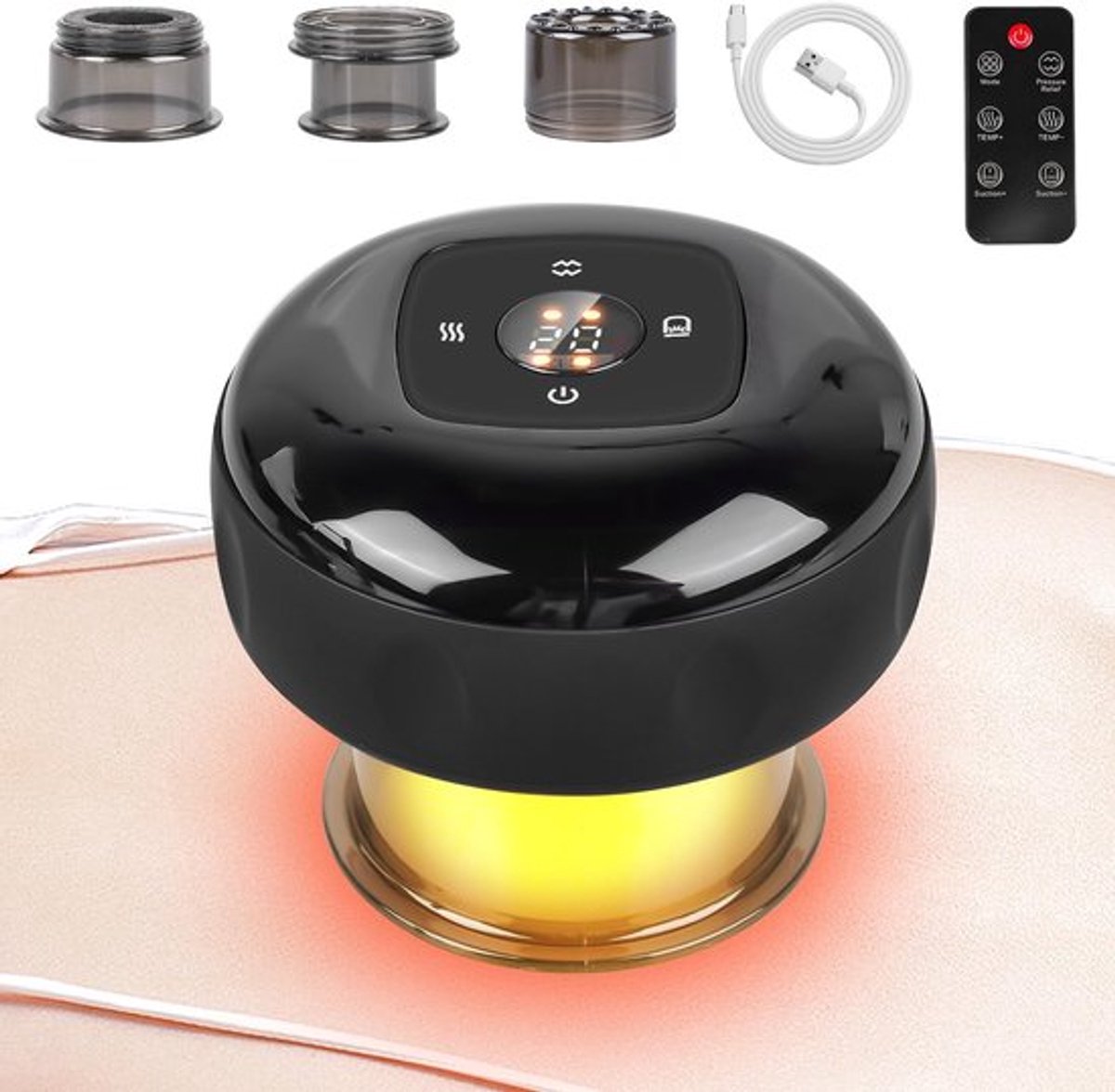 Elektrisch Cupping-apparaat met Afstandsbediening
