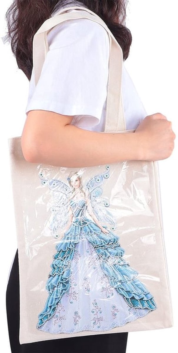 Canvas Handtas - Opvouwbare DIY Tas - Perfect voor Winkelen en Picknick - Milieuvriendelijk en Ruim - Geschikt voor Dames en Heren