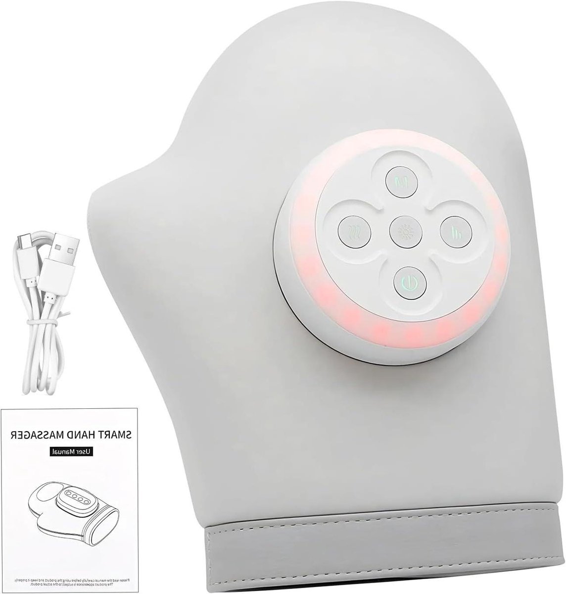 Hand Massage Apparaat - Massagetoestel Handen - Ontspanning Handen - Luchtdruk Technologie - 25 x 20 x 11 cm - Zwart