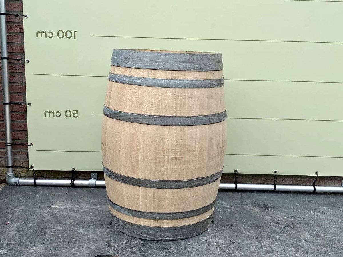 Regenton - Water vat - Tuin Besproeien - Robuust Eikenhout - 225 liter - Bruin